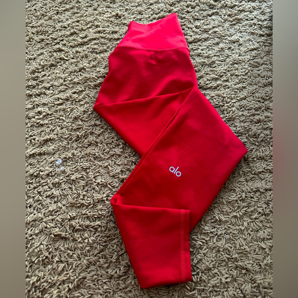 Alo Yoga Airlift Leggings red size small